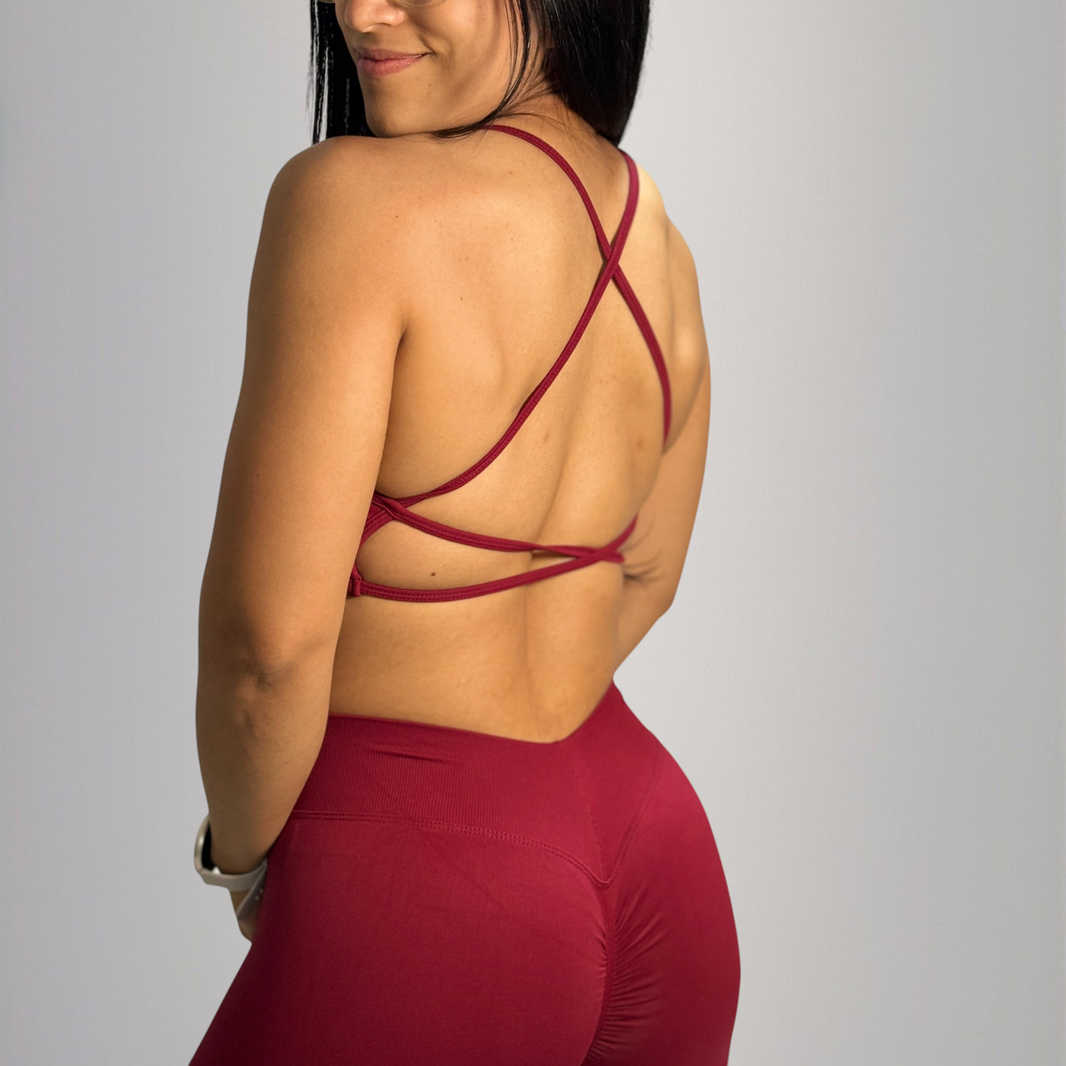 Conjunto top X tirita + licra larga