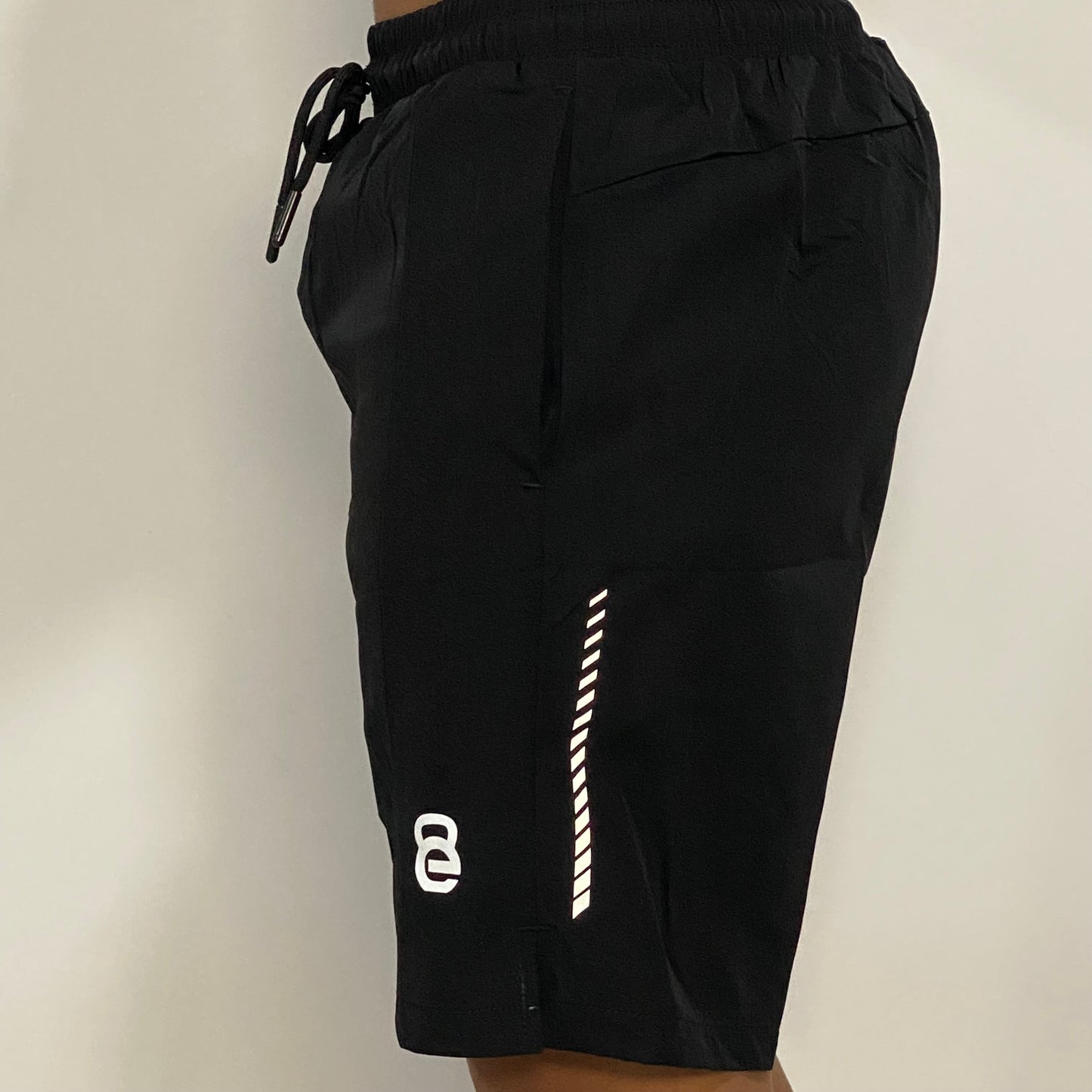 Short con detalle plateado sin licra