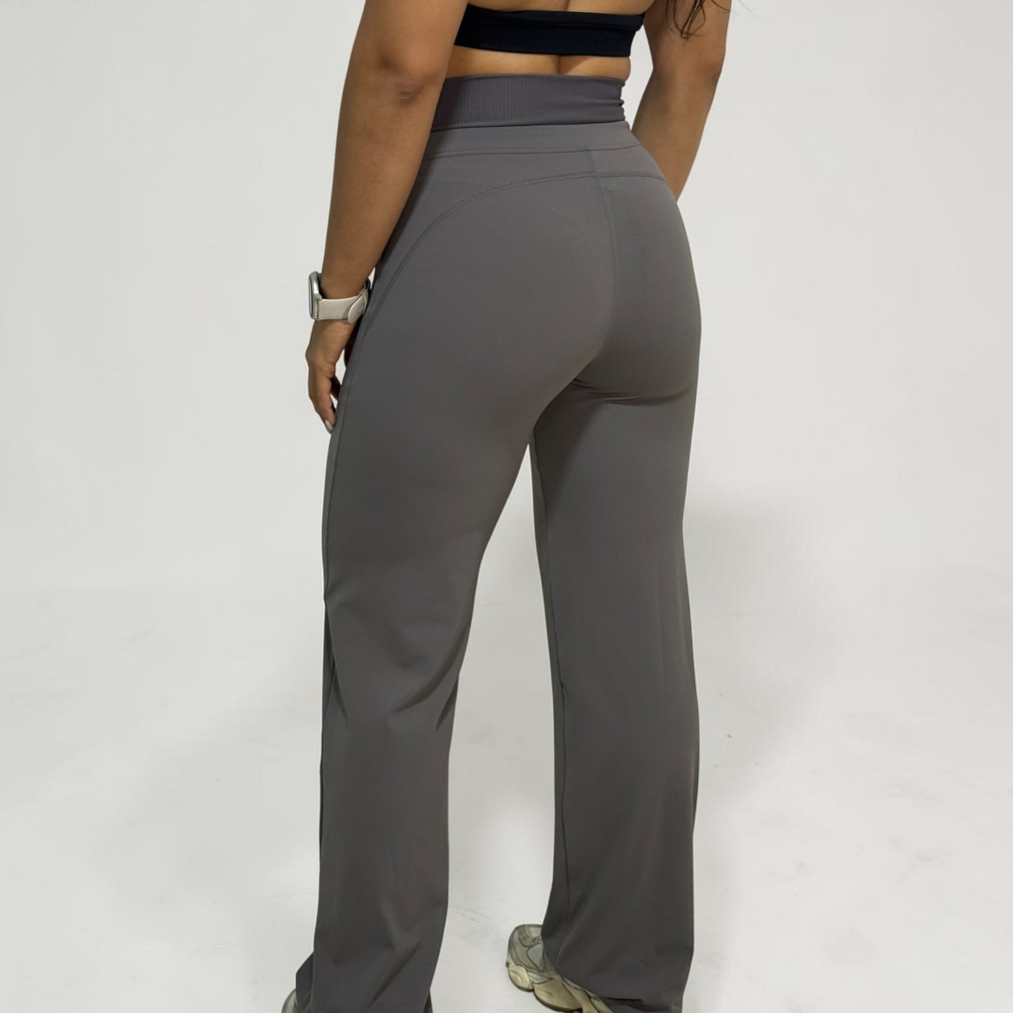 Wide leg sweat pant
