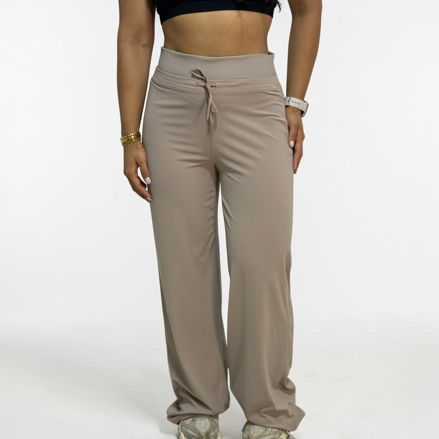Wide leg sweat pant