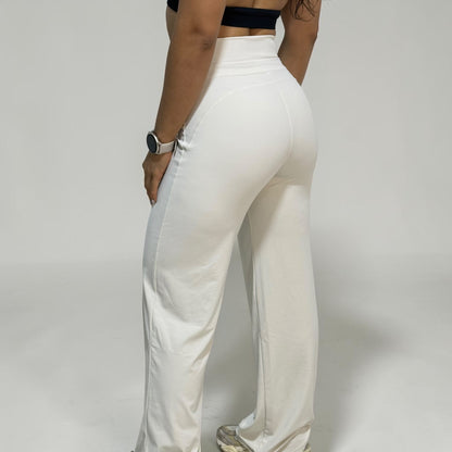Wide leg sweat pant