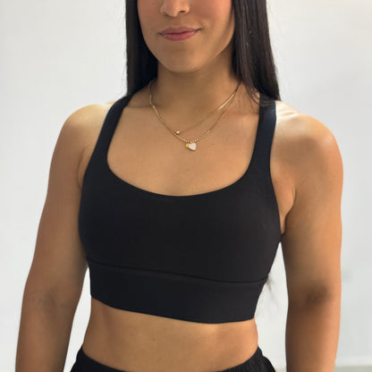 Top de tiritas cruzadas