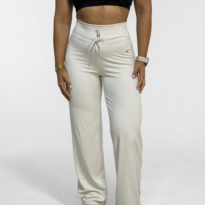Wide leg sweat pant