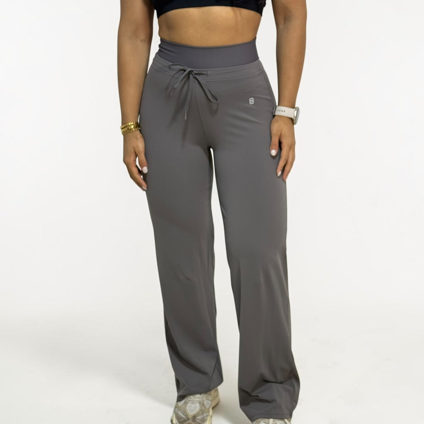 Wide leg sweat pant