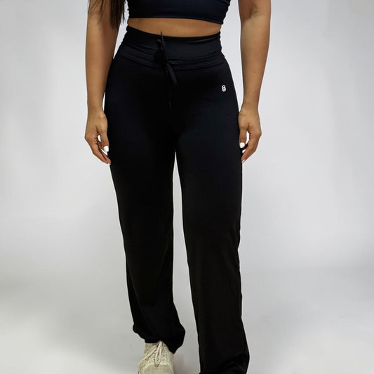 Wide leg sweat pant