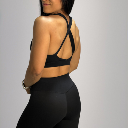 Conjunto top X gruesa + licra larga